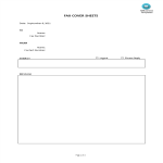 Fax Cover Sheets gratis en premium templates
