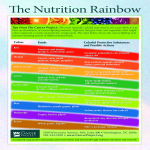 Food Color Nutrition Chart gratis en premium templates