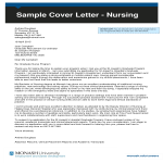 Graduate Nurse Cover Letter gratis en premium templates