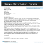 Graduate Nurse Cover Letter gratis en premium templates