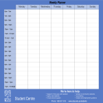 Printable Student Weekly Planner gratis en premium templates