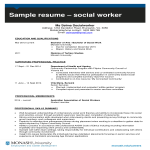 Student Social Worker gratis en premium templates