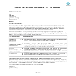 image Value Proposition Cover Letter