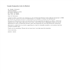 Medical Resignation Letter gratis en premium templates