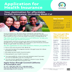 Application for Health Insurance Brochure gratis en premium templates