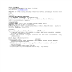 template topic preview image Electrical Engineering Internship Position CV