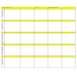 template topic preview image Weekly Blank Lesson Plan