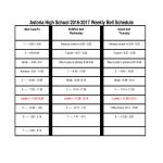 Weekly School Schedule example gratis en premium templates