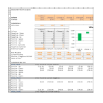 Waterfall Chart Excel gratis en premium templates