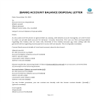 template topic preview image Account Balance Disposal Letter