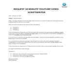 template topic preview image Request Video Script writer