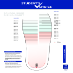 Printable School Shoe Size Chart gratis en premium templates