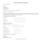 Customer Credit Reference Letter gratis en premium templates