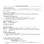 template topic preview image HR Fresher Resume example