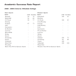 template topic preview image Academic Success Rate Report