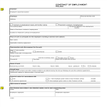 Contract Of Employee Agreement gratis en premium templates