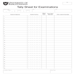 template topic preview image Exam Tally Sheet