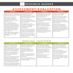 Research Agenda Assessment and Evaluation gratis en premium templates
