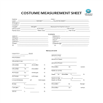 template topic preview image Costume Measurement Sheet