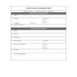 Certification Request Form gratis en premium templates