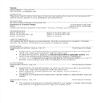 template topic preview image Experienced Resume Word Format