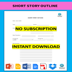 Short Story Outline gratis en premium templates