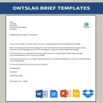 Standaard Ontslagbrief gratis en premium templates