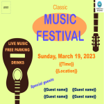 Music Festival Flyer Template gratis en premium templates