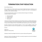 Sample Termination Letter for Staff Reduction Reason gratis en premium templates