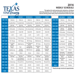 Weekly Personal Schedule gratis en premium templates