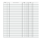 Blank Ledger Paper gratis en premium templates