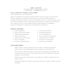 Marketing Sales Executive Curriculum Vitae gratis en premium templates