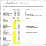 template topic preview image Budget Template worksheet excel