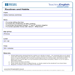 English Daily Lesson Plan gratis en premium templates