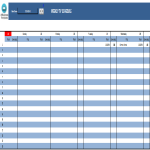 template topic preview image TV schedule Excel template