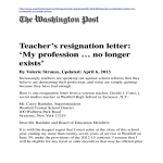 Sample Resignation Letter For Teacher With Reason gratis en premium templates