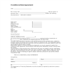 Conditional Sales Agreement Word gratis en premium templates