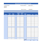 Biweekly Employee Timesheet Template example gratis en premium templates