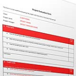 image Project Evaluation Form Template
