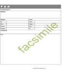 template preview imageGeneric Fax Cover Sheet