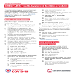 template preview imageGood Hygiene Checklist during Covid-19