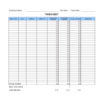 Printable Timesheet sample gratis en premium templates