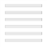 Musical Notes Paper Blank In Word Format gratis en premium templates