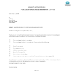 template topic preview image Grant Application for Additional Requirements Letter