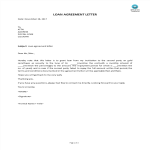 template topic preview image Loan Agreement Letter