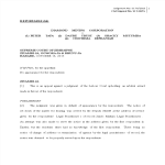 Two Week Court Notice Letter gratis en premium templates