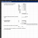 Break Even Analysis Example in Excel gratis en premium templates