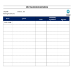 Meeting Room Reservation sheet gratis en premium templates