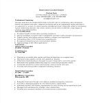 template topic preview image Retail Sales Executive Resume Sample
