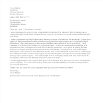 template topic preview image Corporate Flight Attendant Cover Letter